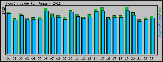 Hourly usage