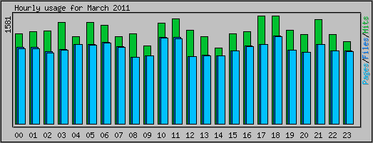 Hourly usage