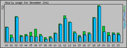 Hourly usage