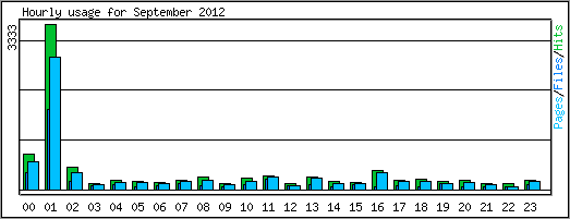 Hourly usage
