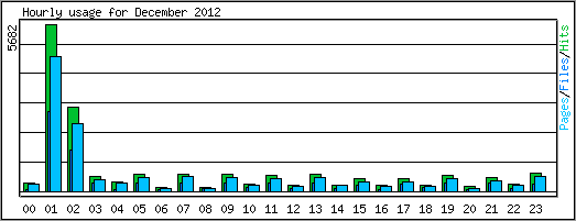 Hourly usage