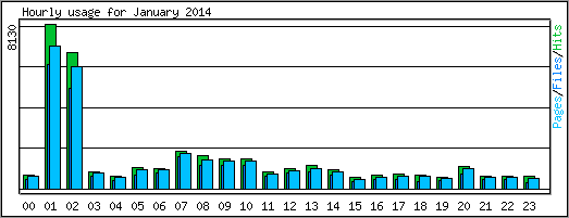 Hourly usage