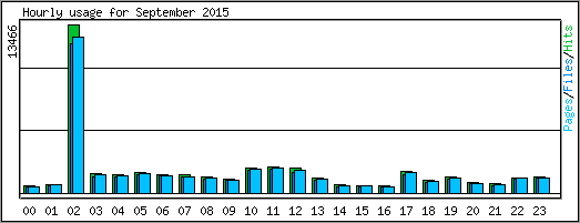 Hourly usage