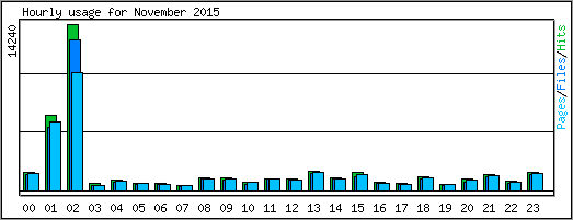 Hourly usage