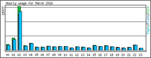 Hourly usage