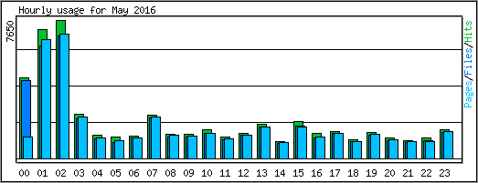 Hourly usage
