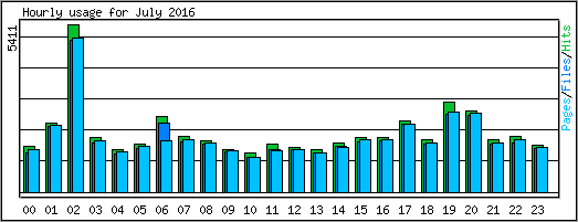 Hourly usage